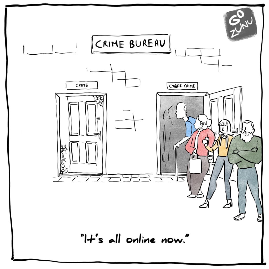 Cartoon on How to securely share confidential documents online